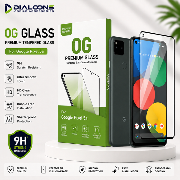Google Pixel 5a Tempered Screen Protector