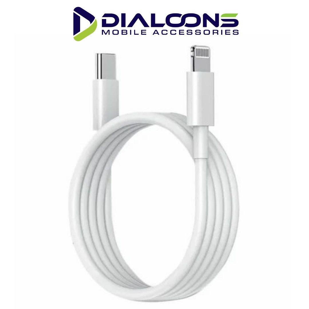 Premium USB-C to Lightning Fast Charging Cable (White), Type C to Lightning High Speed Data Cable