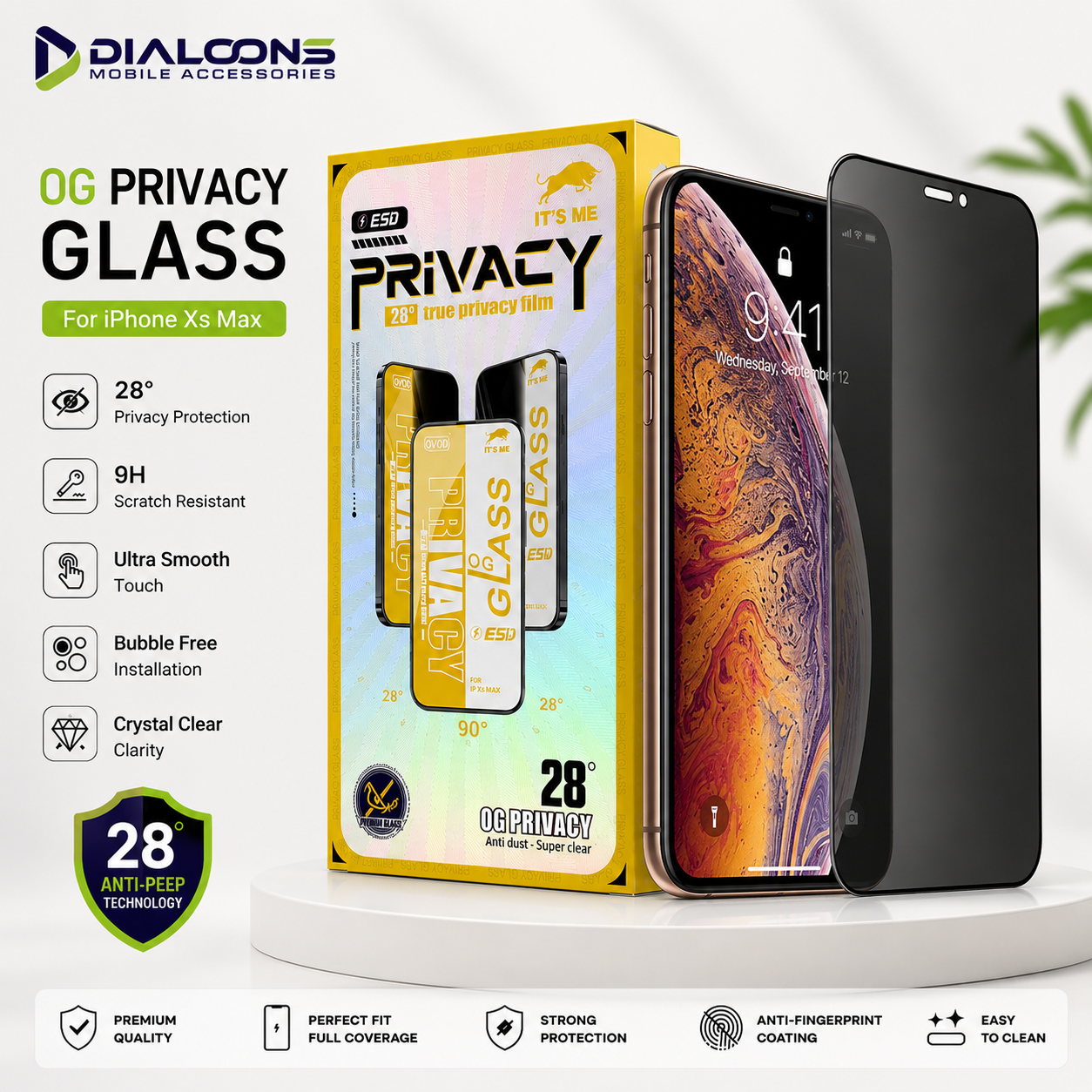 Iphone Xs Max Privacy Screen Protector