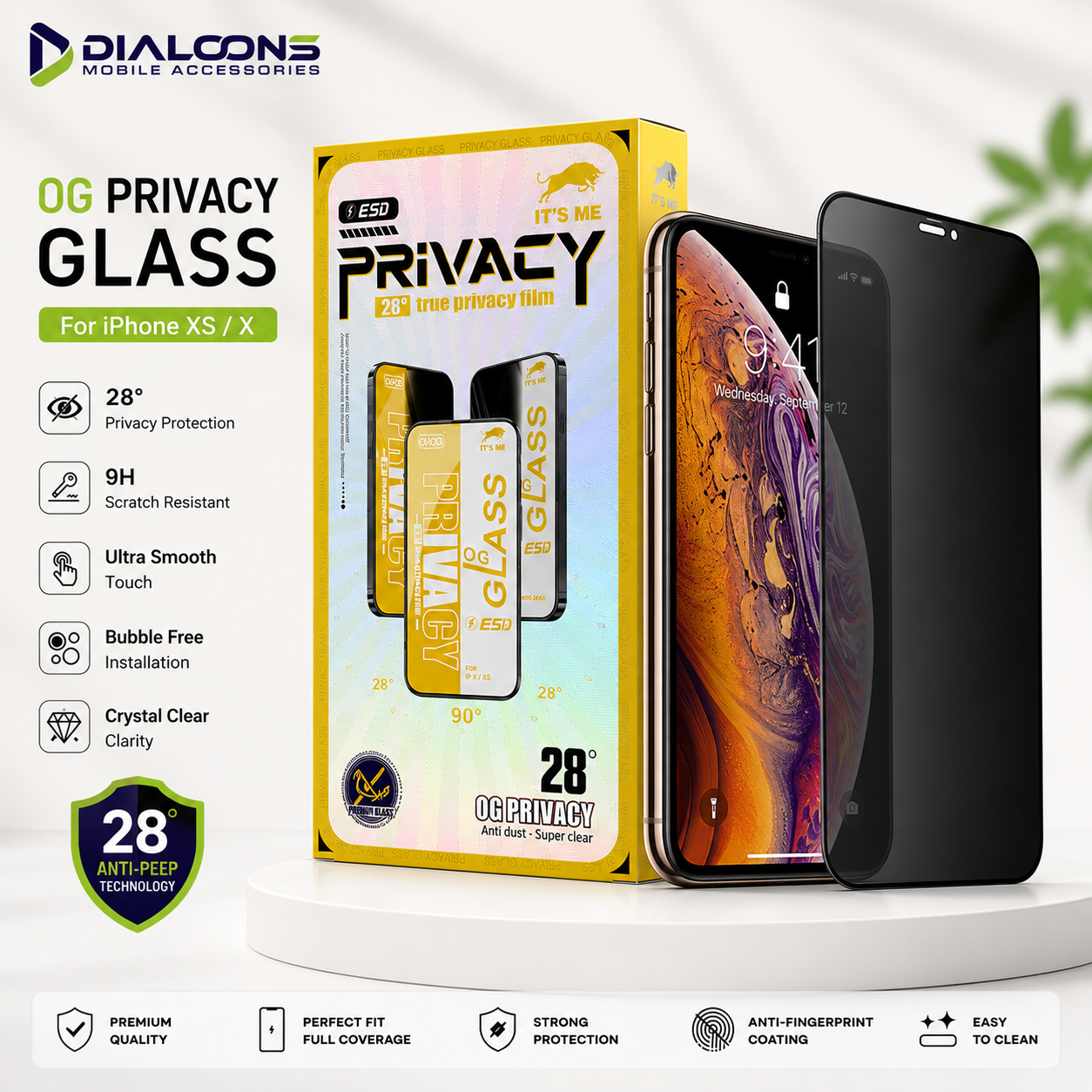 Iphone X / Xs Privacy Screen Protector