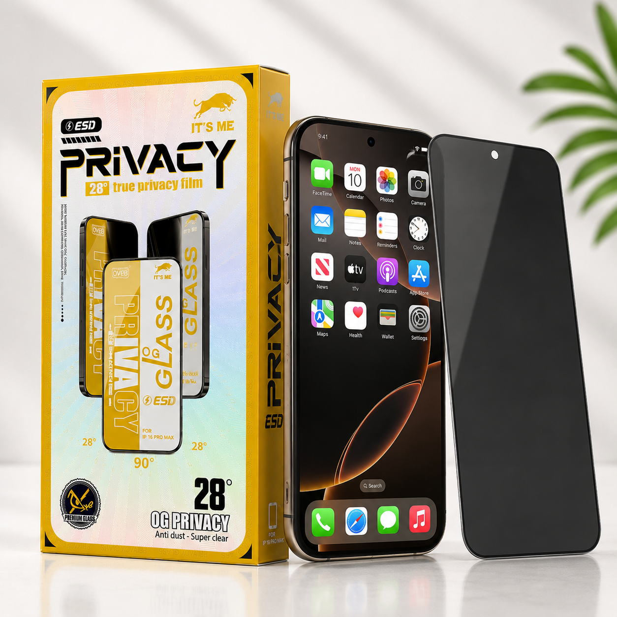 Iphone 16 Pro Max Privacy Screen Protector
