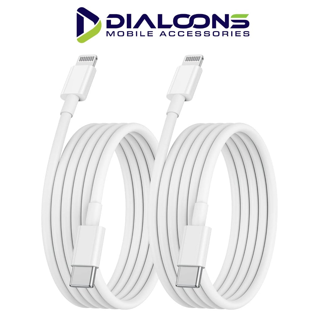 Premium USB-C to Lightning Fast Charging Cable (White), Type C to Lightning High Speed Data Cable