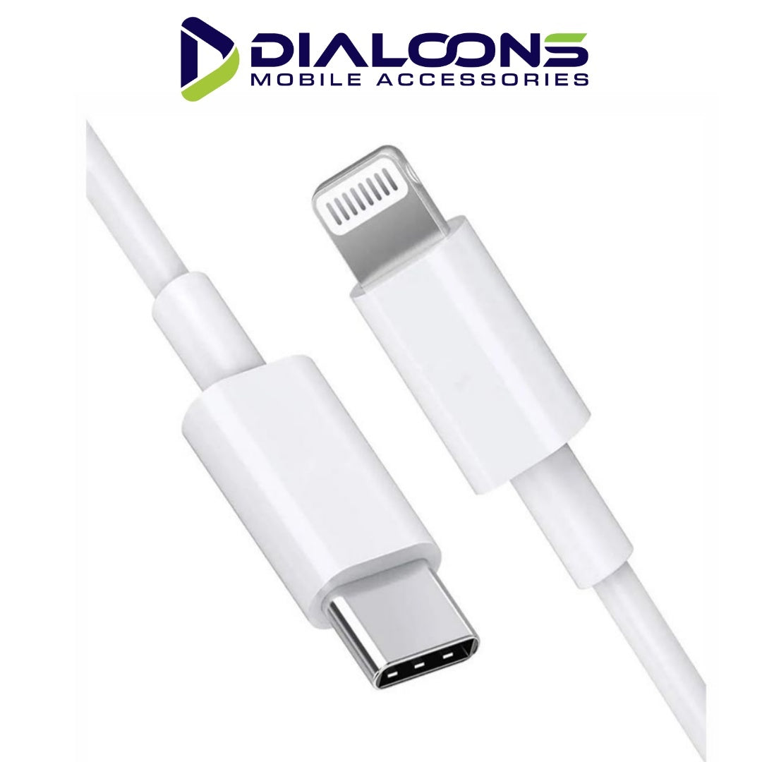 Premium USB-C to Lightning Fast Charging Cable (White), Type C to Lightning High Speed Data Cable