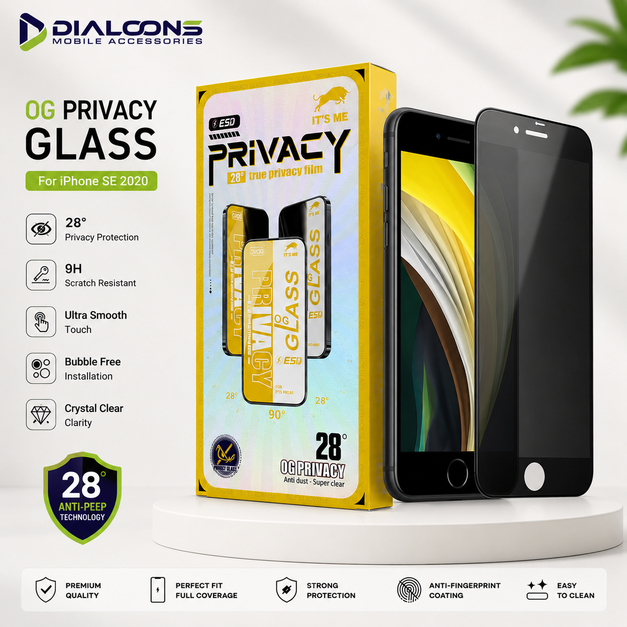 Iphone Se 2020 Privacy Screen Protector