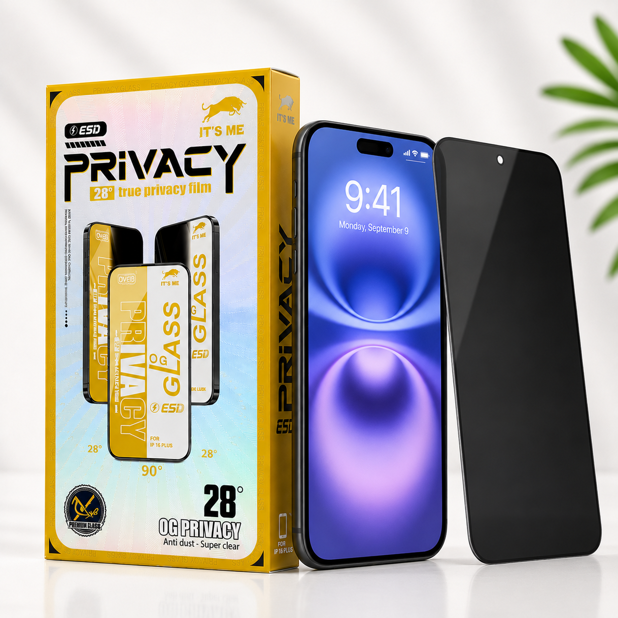 Iphone 16 Plus Privacy Screen Protector