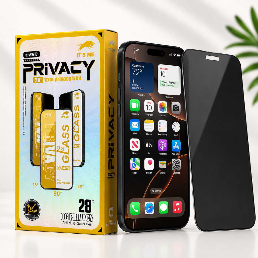 Iphone 17 Pro Max Privacy Screen Protector