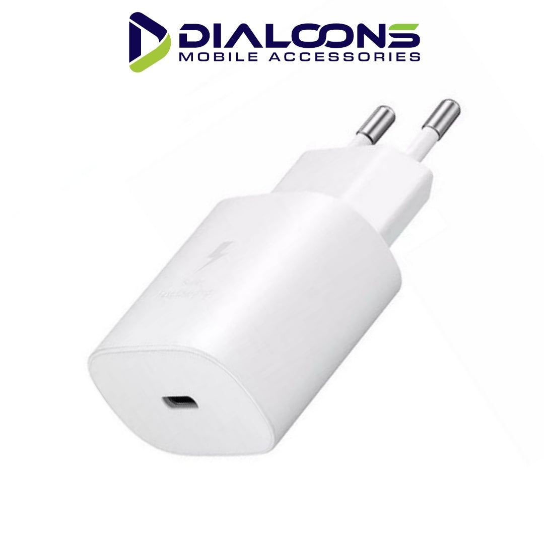 Samsung 25W PD Super Fast Charging USB-C Power Adapter, High Quality Original Fast Adapter