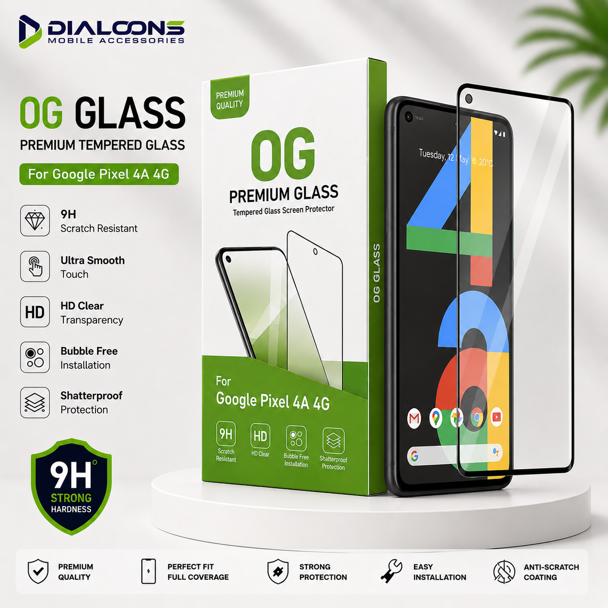 Google Pixel 4A 4G Tempered Screen Protector