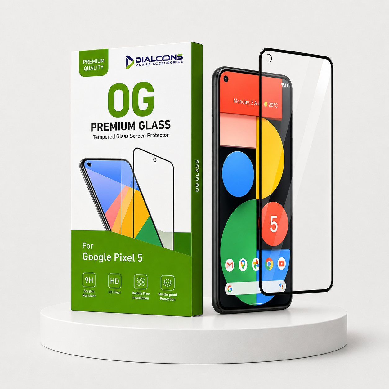 Google Pixel 5 Tempered Screen Protector