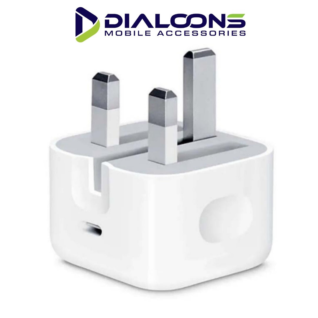 Apple 20W USB-C Fast Charger 3-Pin Power Adapter, Iphone 20W Original Adapter