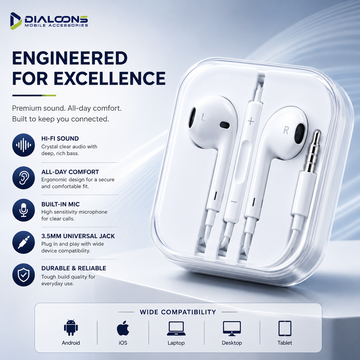 Orignal Gionee Handfree (Dialoons)