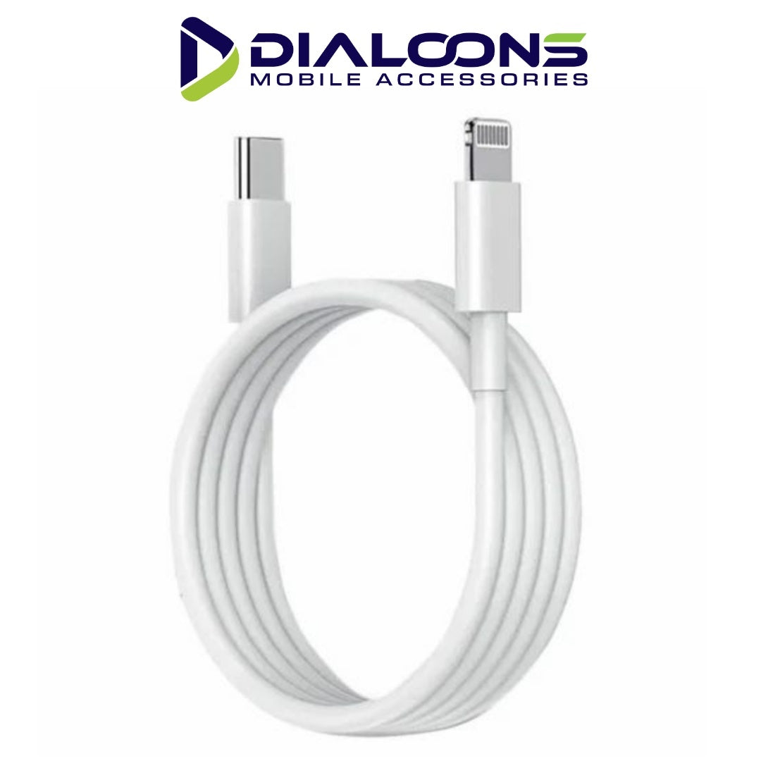 Premium USB-C to Lightning Fast Charging Cable (White), Type C to Lightning High Speed Data Cable