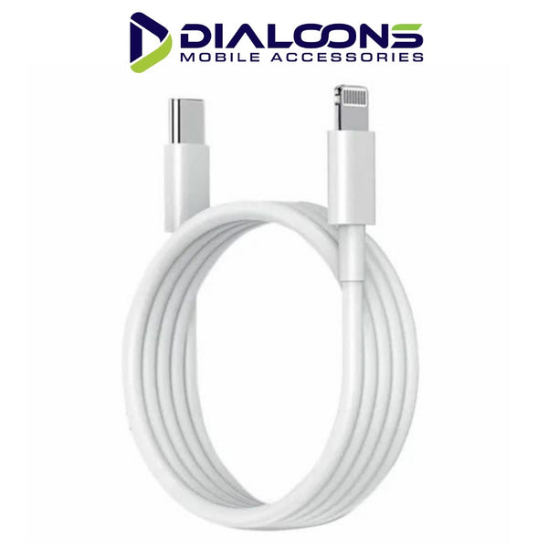 Premium USB-C to Lightning Fast Charging Cable (White), Type C to Lightning High Speed Data Cable