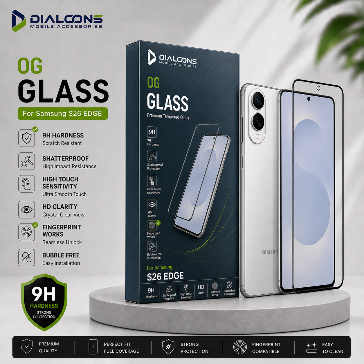 Samsung Galaxy S26 EDGE Tempered Screen Protector