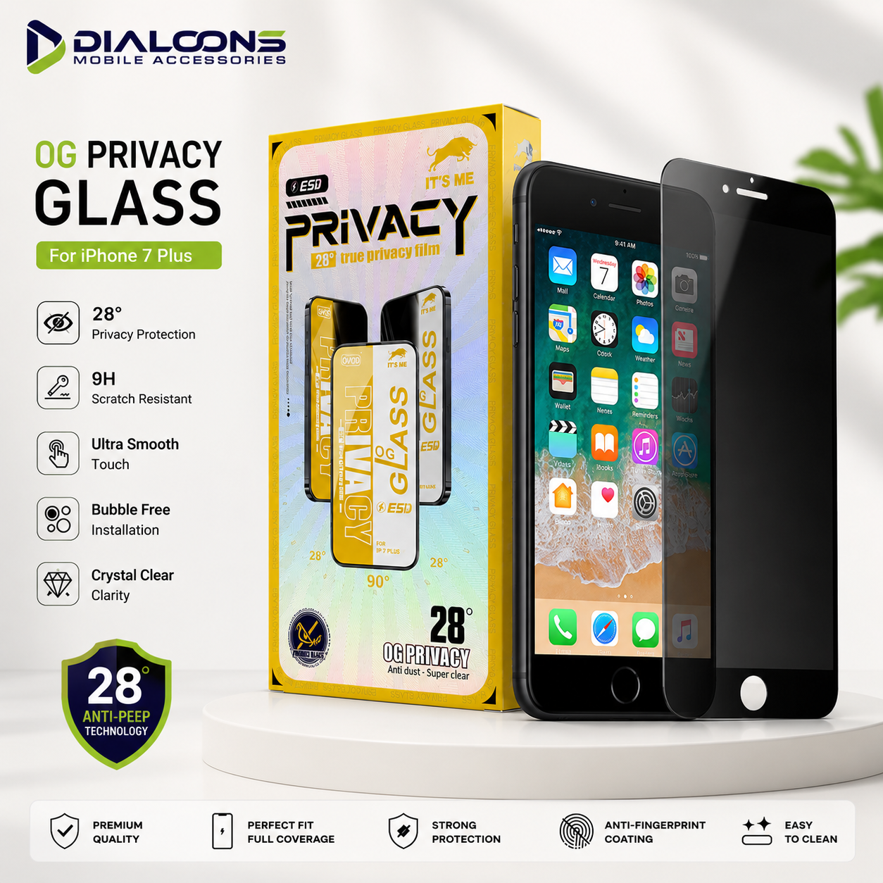 Iphone 7 Plus Privacy Screen Protector