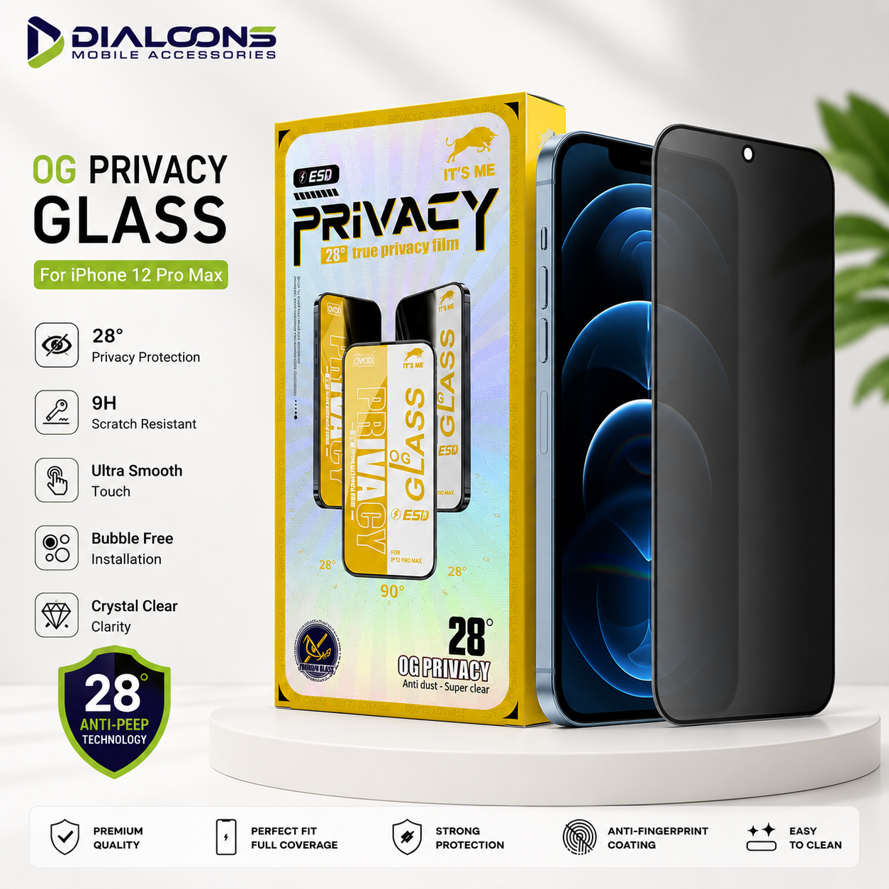 Iphone 12 Pro Max Privacy Screen Protector