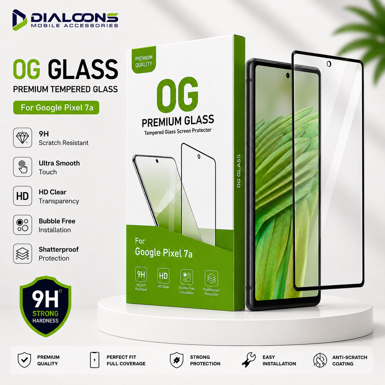 Google Pixel 7a Tempered Screen Protector