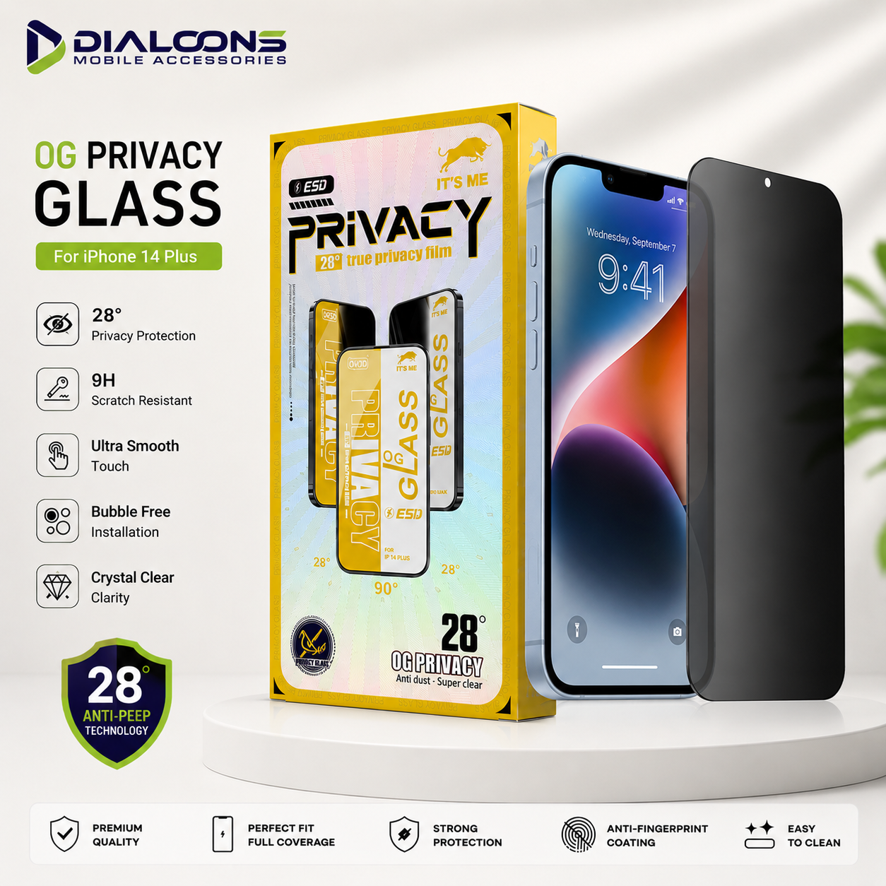 Iphone 14 Plus Privacy Screen Protector