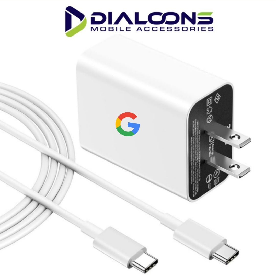 Google Pixel 30W Rapid Fast Charger | USB-C PD Adapter | Dash Port | Compatible with All Pixel Models