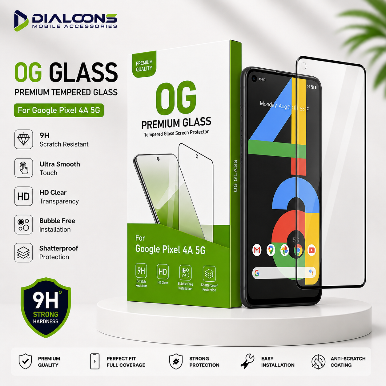 Google Pixel 4A 5G Tempered Screen Protector