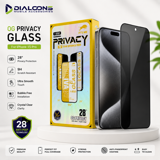 Iphone 15 Pro Privacy Screen Protector