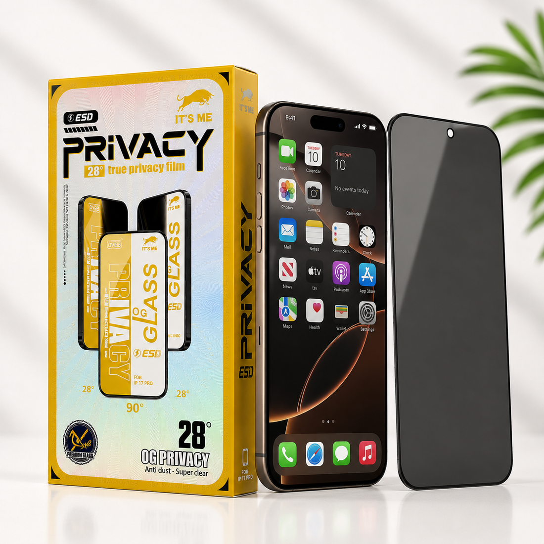 Iphone 17 Pro Privacy Screen Protector