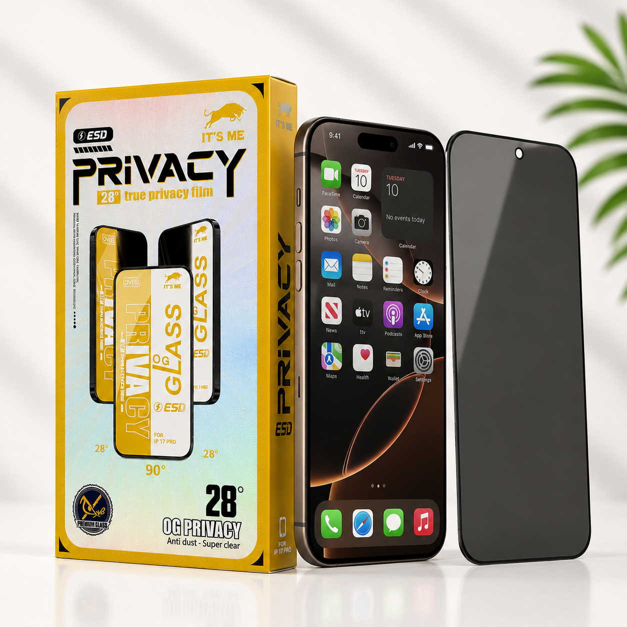 Iphone 17 Pro Privacy Screen Protector
