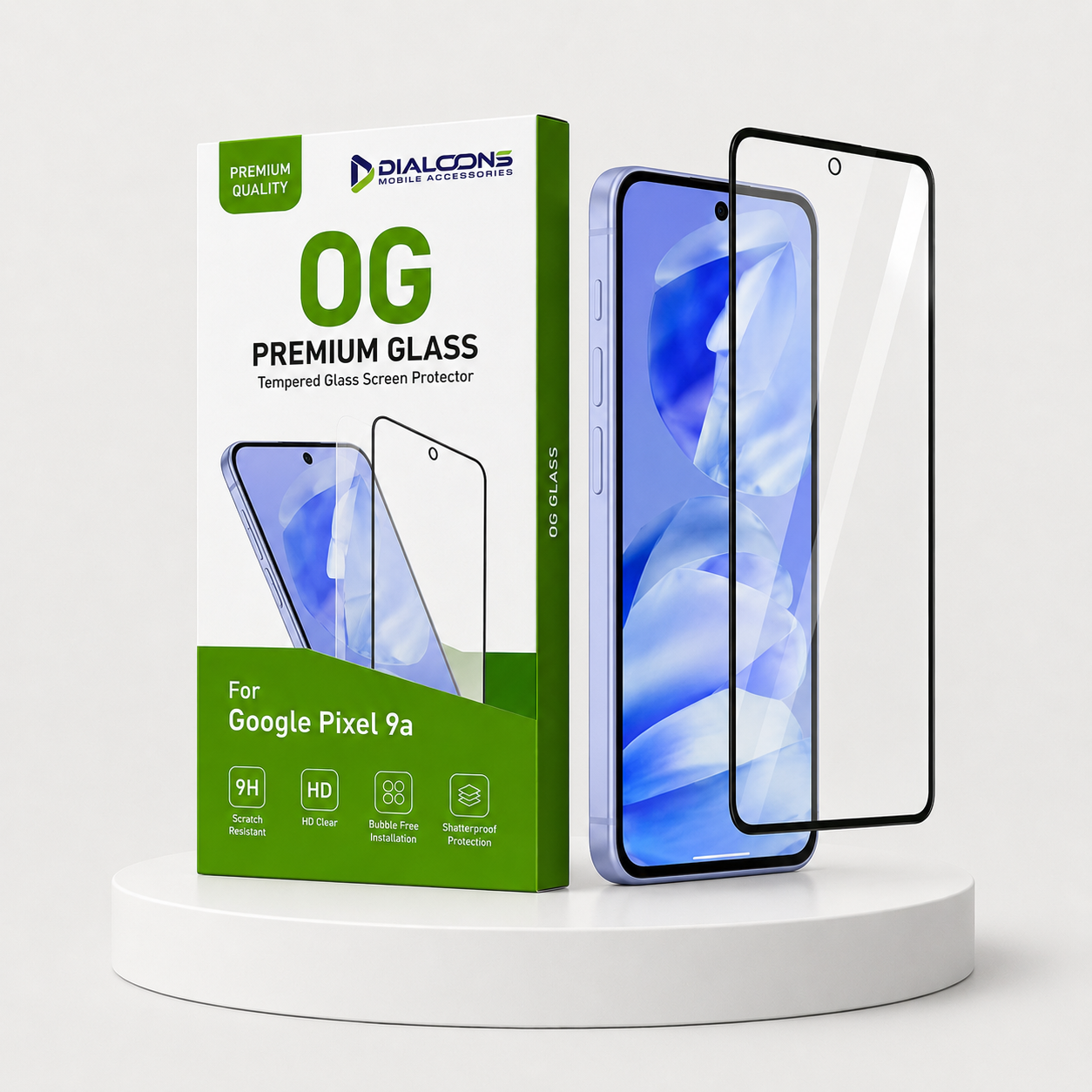 Google Pixel 9a Tempered Screen Protector