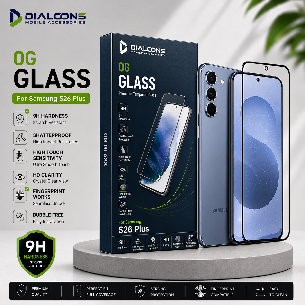 Samsung Galaxy S26 Plus Tempered Screen Protector