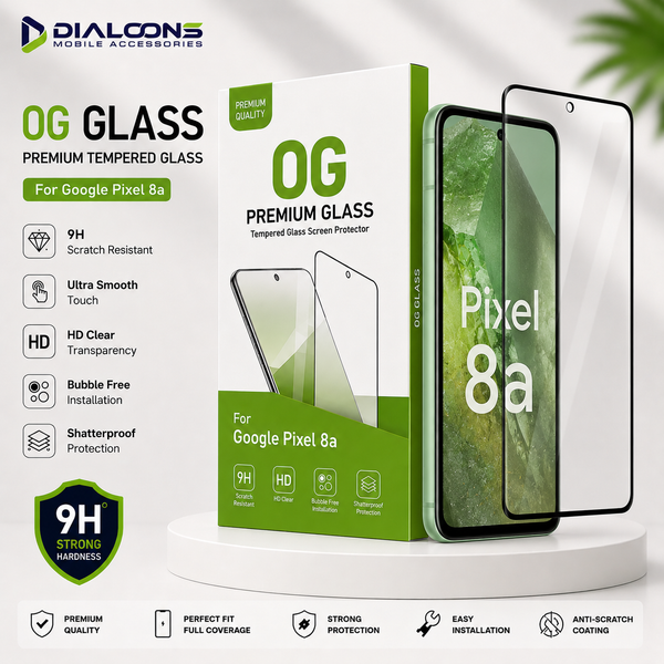 Google Pixel 8a Tempered Screen Protector