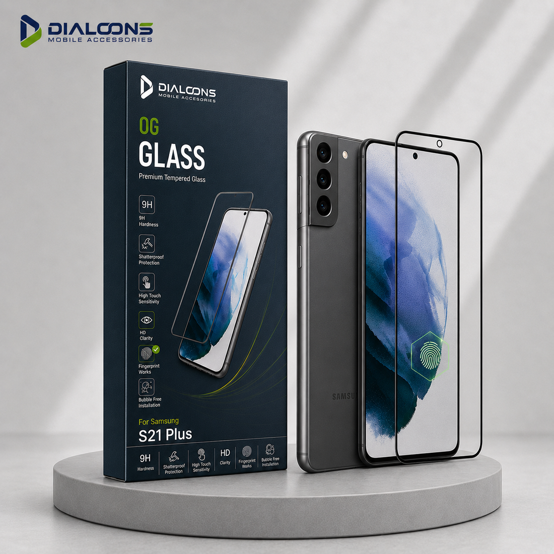 Samsung S21 Plus Tempered Screen Protector