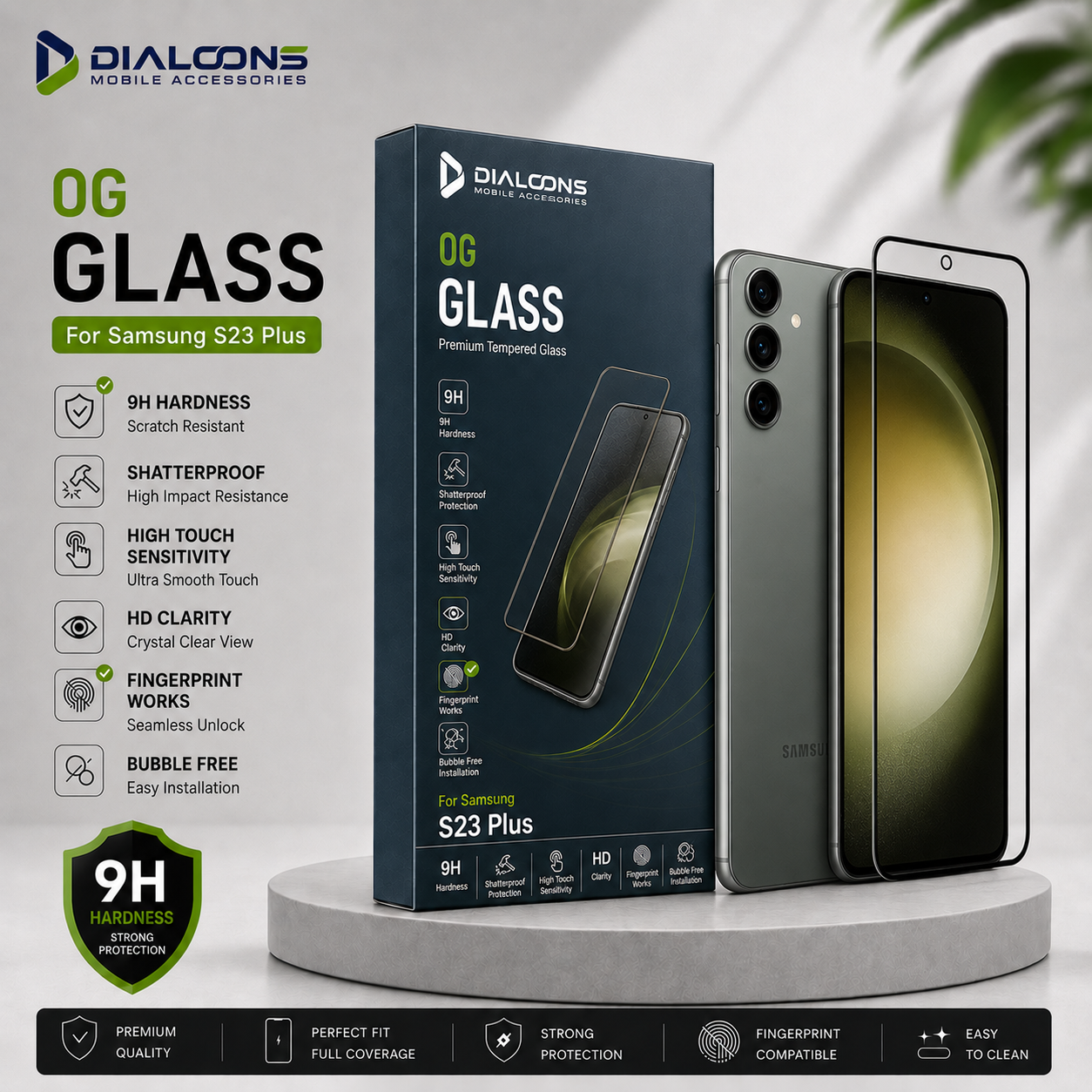 Samsung Galaxy S23 Plus Tempered Screen Protector