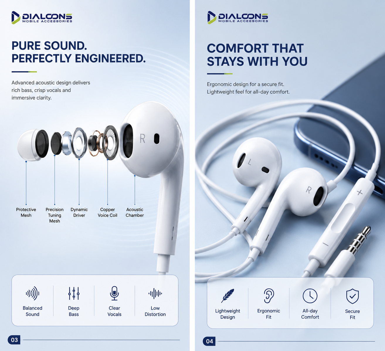 Orignal Gionee Handfree (Dialoons)