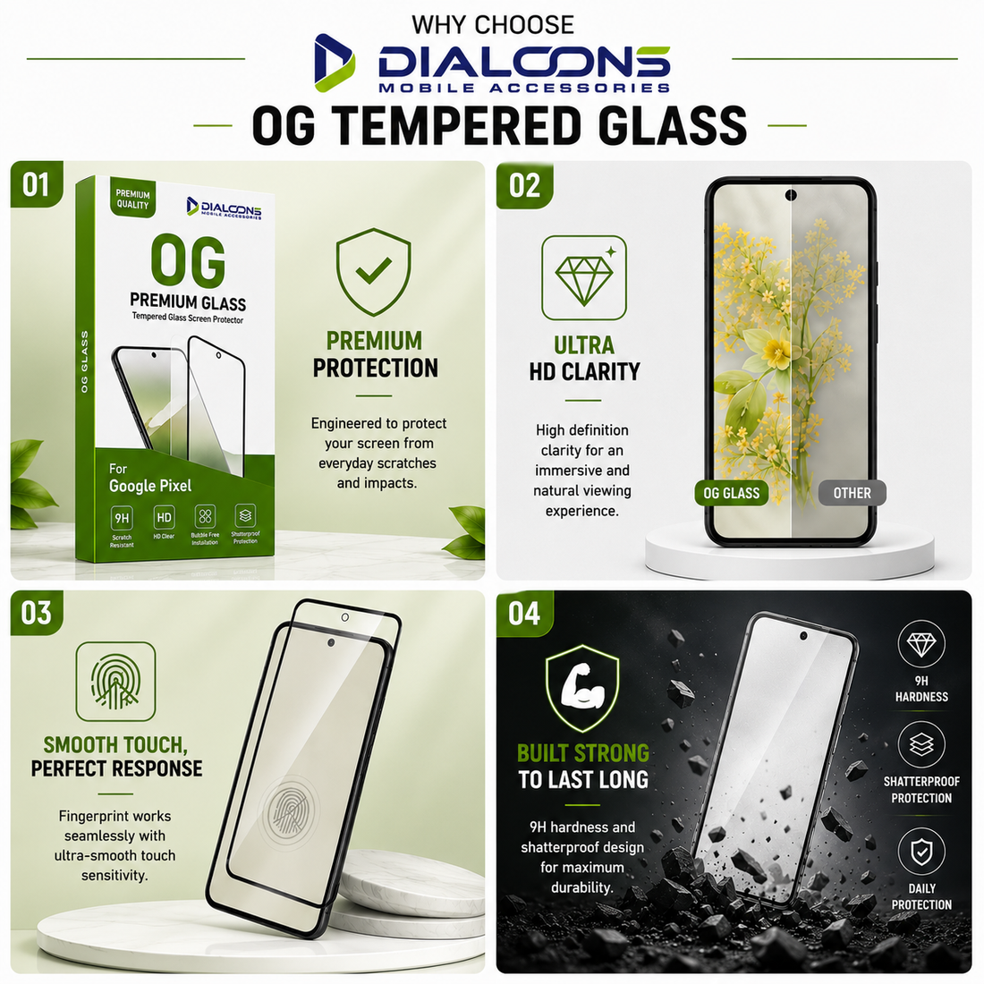 Google Pixel 10 Tempered Screen Protector